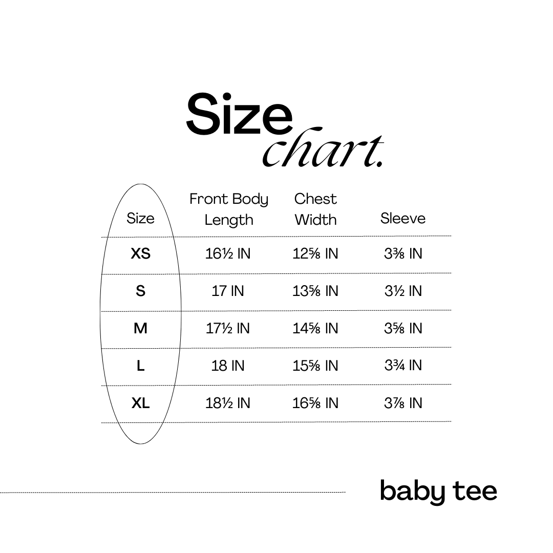 Lucky Baby Tee- Silver